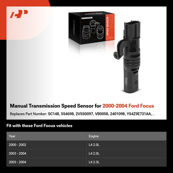 Manual Transmission Speed Sensor for 2000-2004 Ford Focus