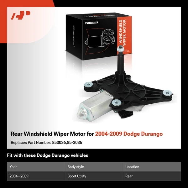 Rear Windshield Wiper Motor for 2004-2009 Dodge Durango