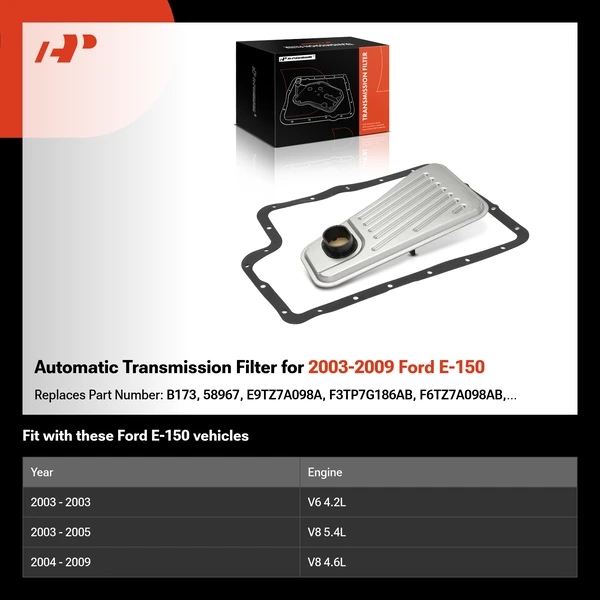 Automatic Transmission Filter for 2003-2009 Ford E-150