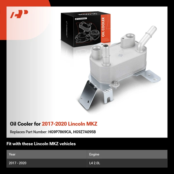 Oil Cooler for 2017-2020 Lincoln MKZ