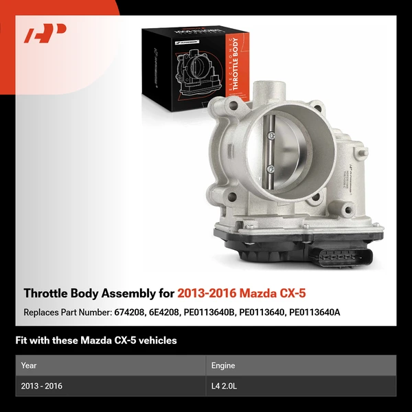 Throttle Body Assembly for 2013-2016 Mazda CX-5