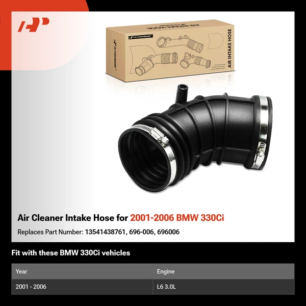 Air Cleaner Intake Hose for 2001-2006 BMW 330Ci