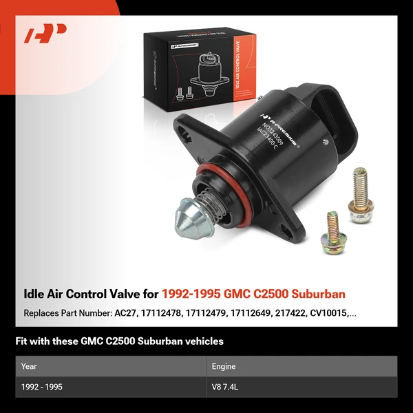 Idle Air Control Valve for 1992-1995 GMC C2500 Suburban