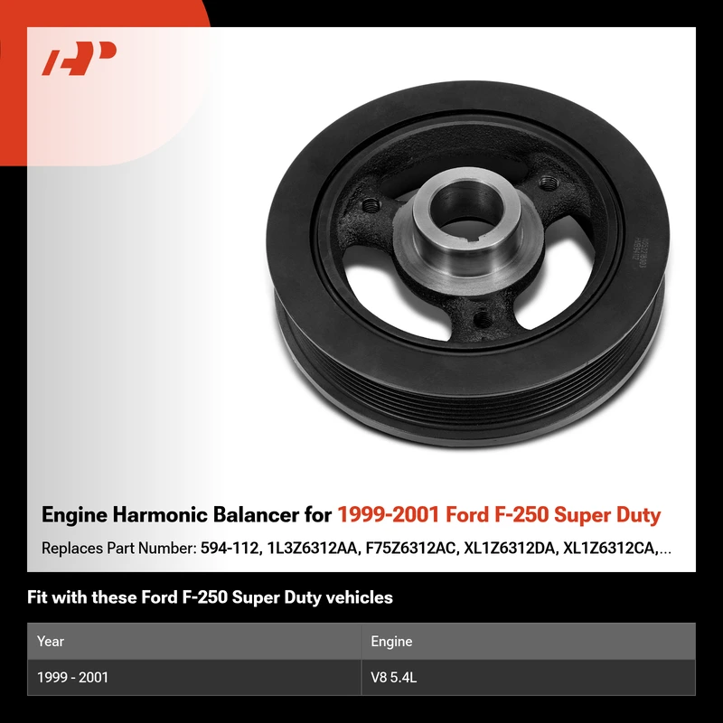 Engine Harmonic Balancer for 1999-2001 Ford F-250 Super Duty
