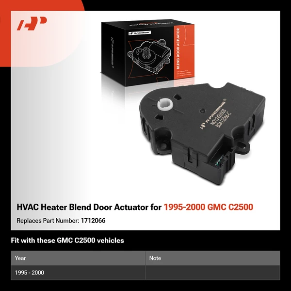 HVAC Heater Blend Door Actuator for 1995-2000 GMC C2500