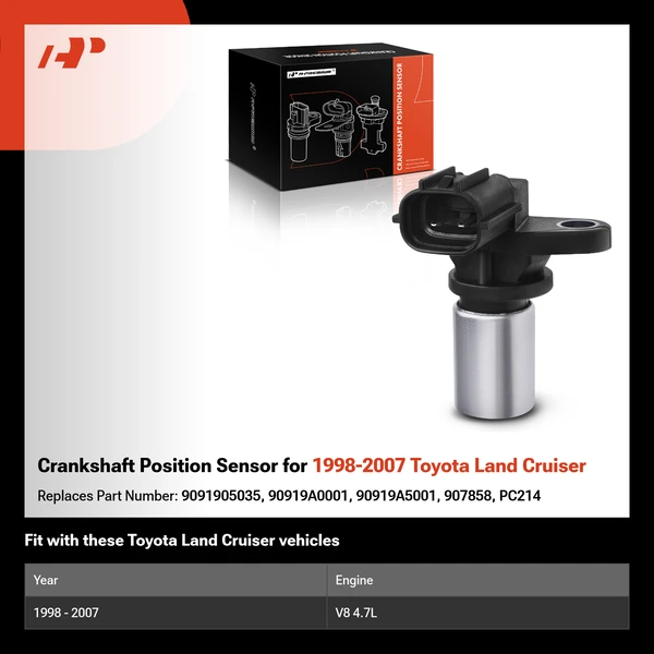 Crankshaft Position Sensor for 1998-2007 Toyota Land Cruiser