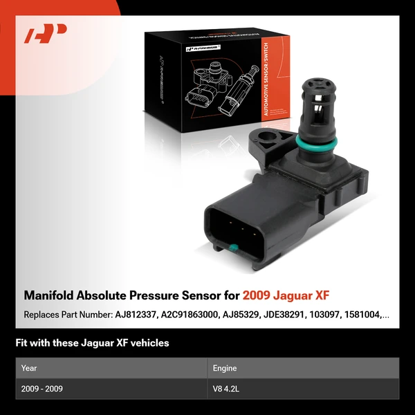 Manifold Absolute Pressure Sensor for 2009 Jaguar XF