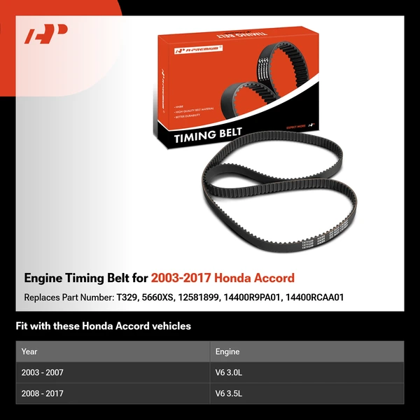Engine Timing Belt for 2003-2017 Honda Accord