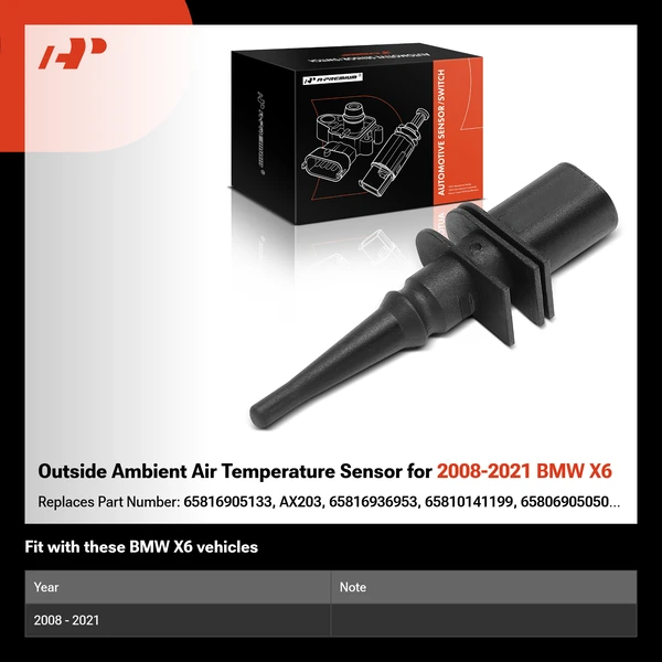 Outside Ambient Air Temperature Sensor for 2008-2021 BMW X6