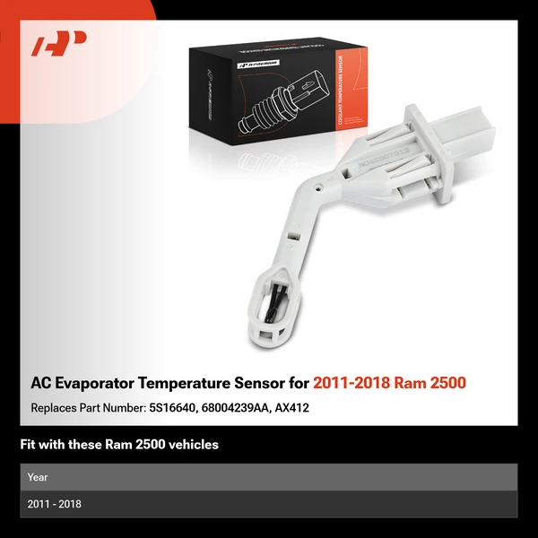 AC Evaporator Temperature Sensor for 2011-2018 Ram 2500