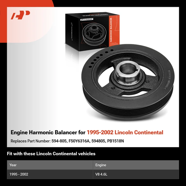 Engine Harmonic Balancer for 1995-2002 Lincoln Continental