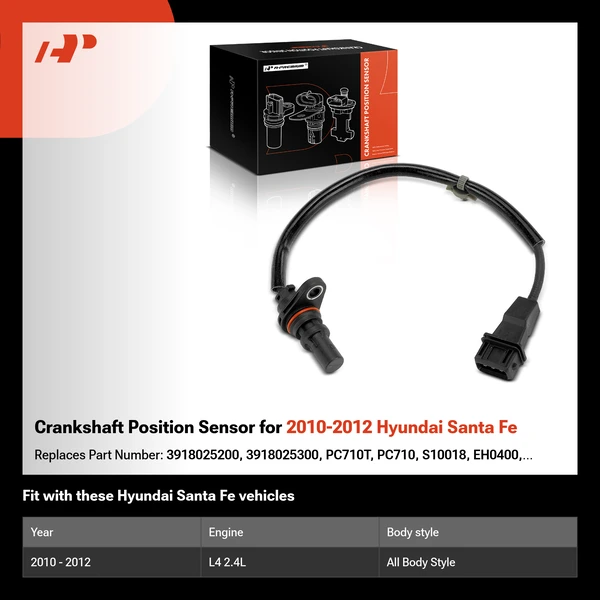 Crankshaft Position Sensor for 2010-2012 Hyundai Santa Fe