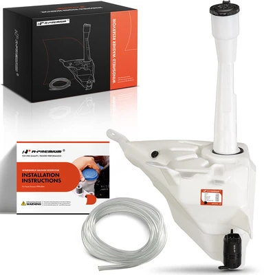 Windshield Washer Reservoir with Cap & Pump