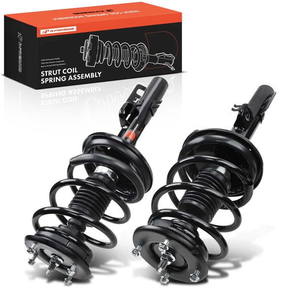 2-Pc Strut and Coil Spring Assembly Set Front Driver & Passenger A-Premium APSA0508