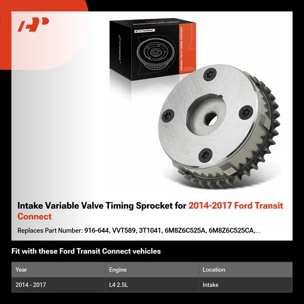 Intake Variable Valve Timing Sprocket for 2014-2017 Ford Transit Connect