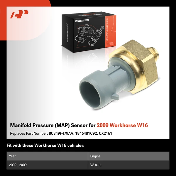 Manifold Pressure (MAP) Sensor for 2009 Workhorse W16