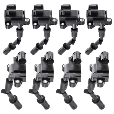 2016-2019 Mercedes-Benz GLE63 AMG S A Set of 8pc Ignition Coil 4-Blade Terminal Round A-Premium APIC0455