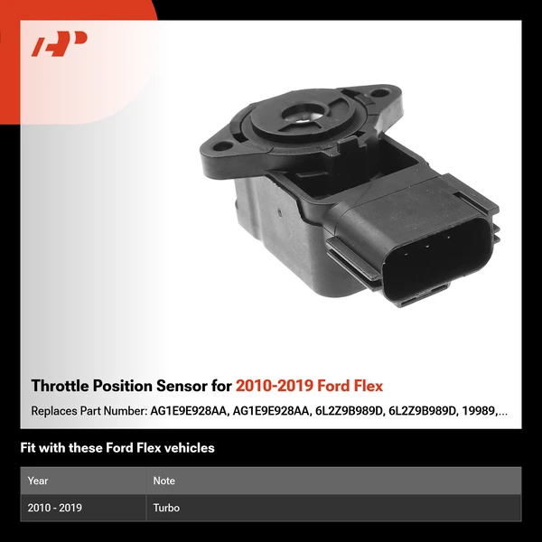 Throttle Position Sensor for 2010-2019 Ford Flex