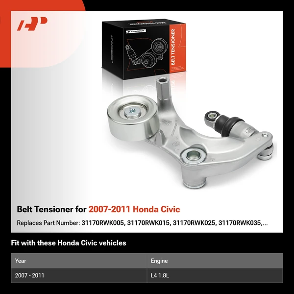 Belt Tensioner for 2007-2011 Honda Civic