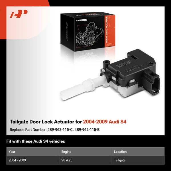 Tailgate Door Lock Actuator for 2004-2009 Audi S4