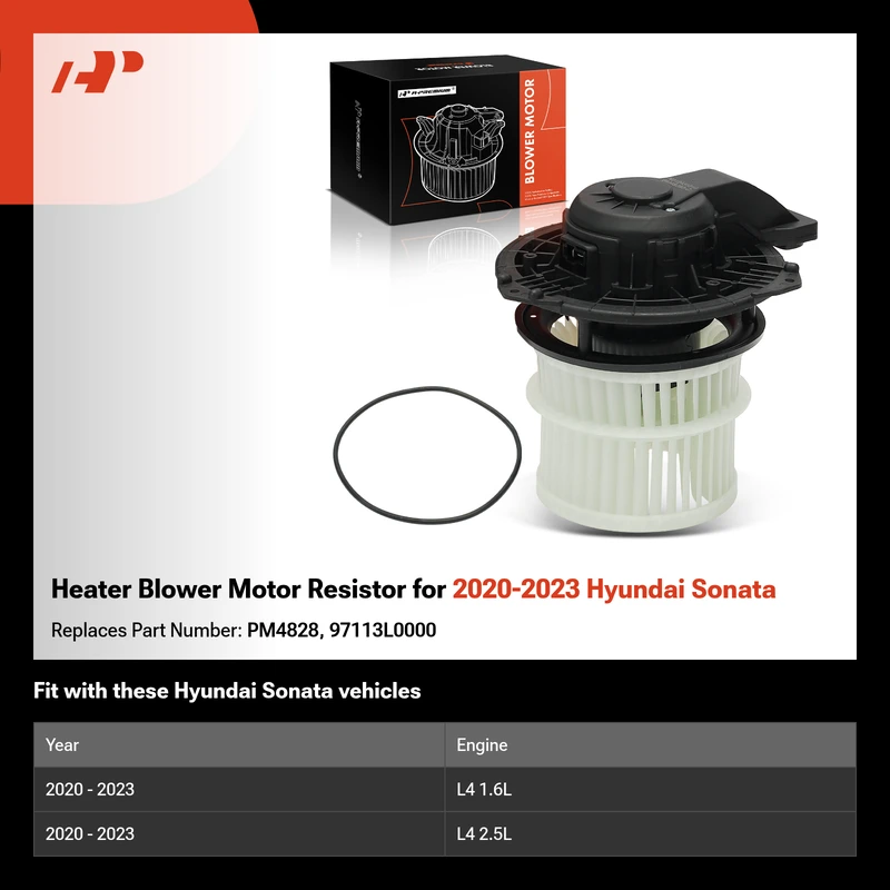 Heater Blower Motor Resistor for 2020-2023 Hyundai Sonata