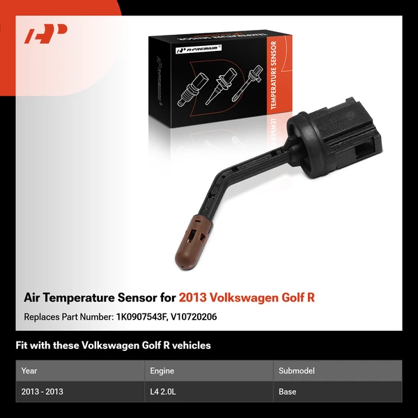 Air Temperature Sensor for 2013 Volkswagen Golf R