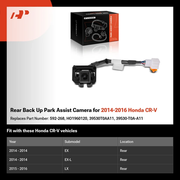 Rear Back Up Park Assist Camera for 2014-2016 Honda CR-V