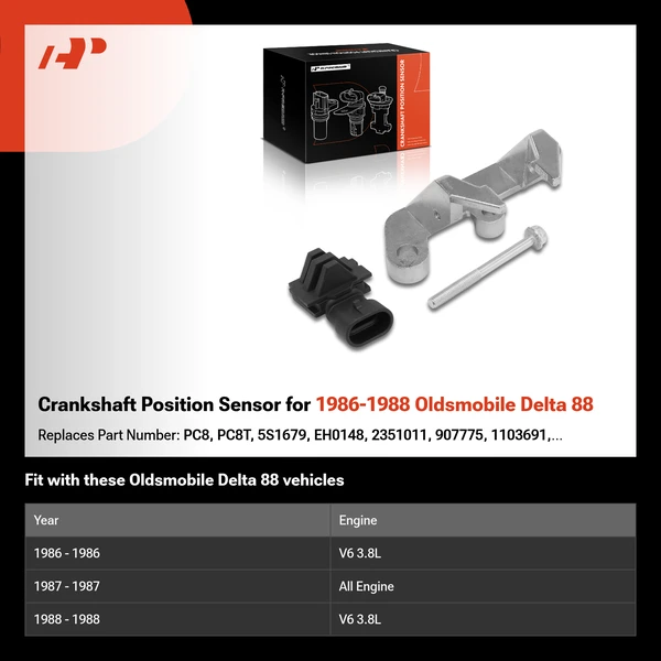 Crankshaft Position Sensor for 1986-1988 Oldsmobile Delta 88
