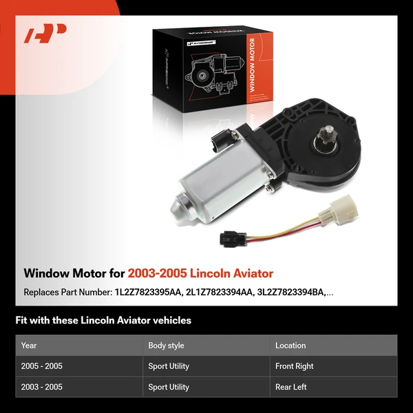 Window Motor for 2003-2005 Lincoln Aviator