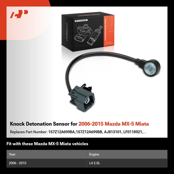 Knock Detonation Sensor for 2006-2015 Mazda MX-5 Miata