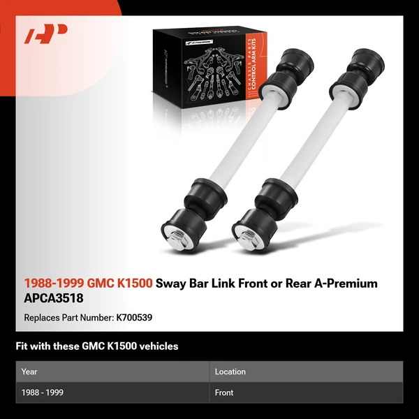 1988-1999 GMC K1500 Sway Bar Link Front or Rear A-Premium APCA3518