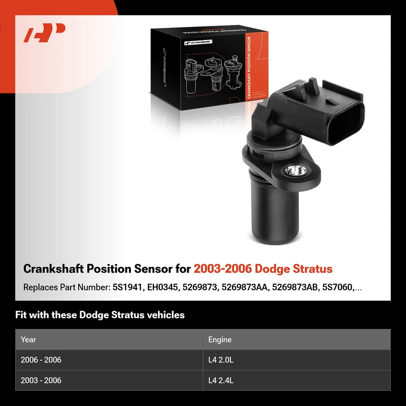 Crankshaft Position Sensor for 2003-2006 Dodge Stratus