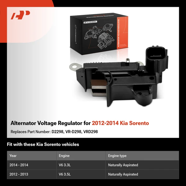 Alternator Voltage Regulator for 2012-2014 Kia Sorento