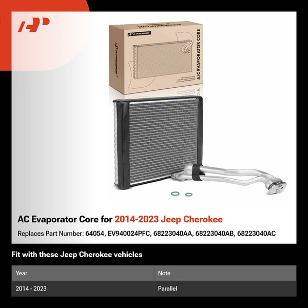 AC Evaporator Core for 2014-2023 Jeep Cherokee
