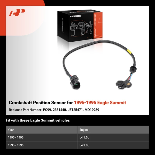 Crankshaft Position Sensor for 1995-1996 Eagle Summit