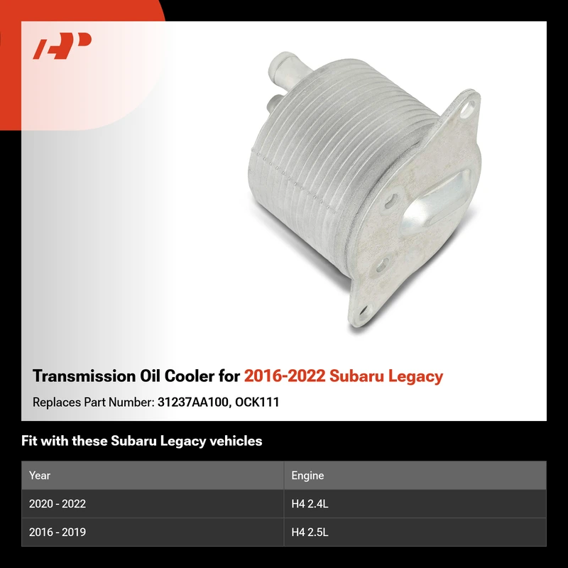 Transmission Oil Cooler for 2016-2022 Subaru Legacy