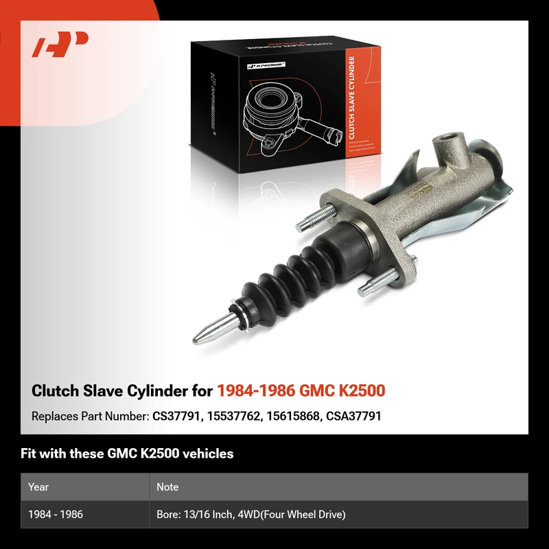 Clutch Slave Cylinder for 1984-1986 GMC K2500