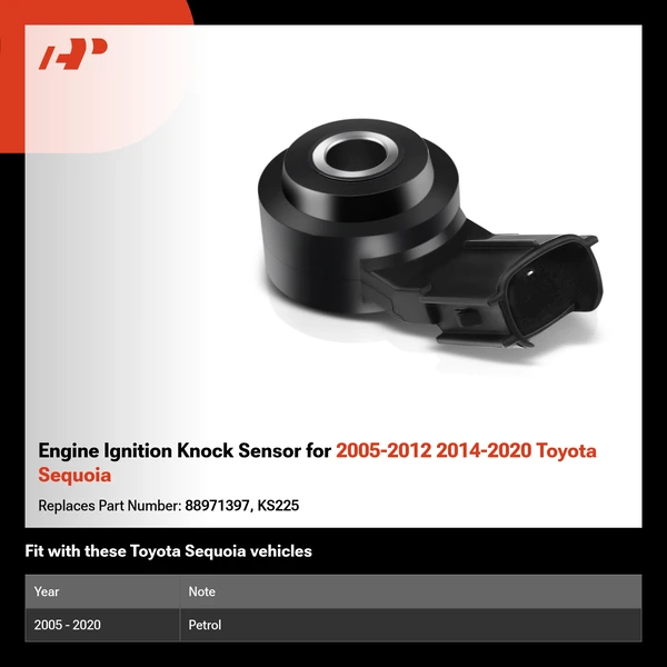 Engine Ignition Knock Sensor for 2005-2012 2014-2020 Toyota Sequoia