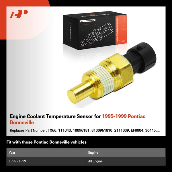 Engine Coolant Temperature Sensor for 1995-1999 Pontiac Bonneville
