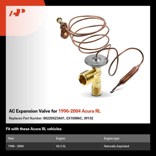 AC Expansion Valve for 1996-2004 Acura RL
