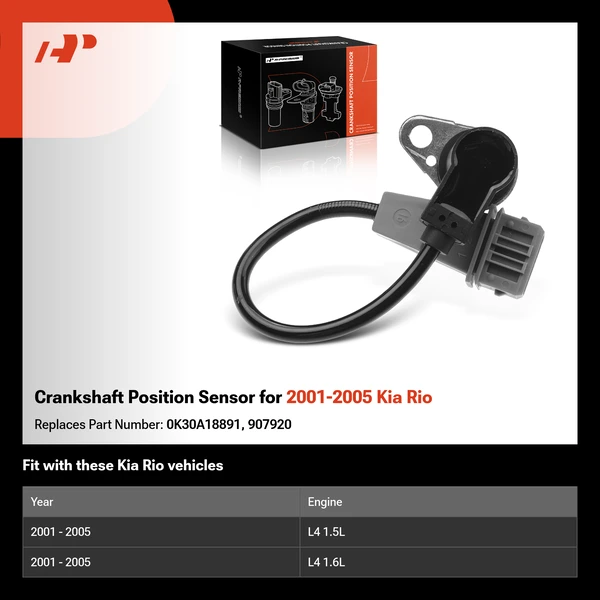 Crankshaft Position Sensor for 2001-2005 Kia Rio