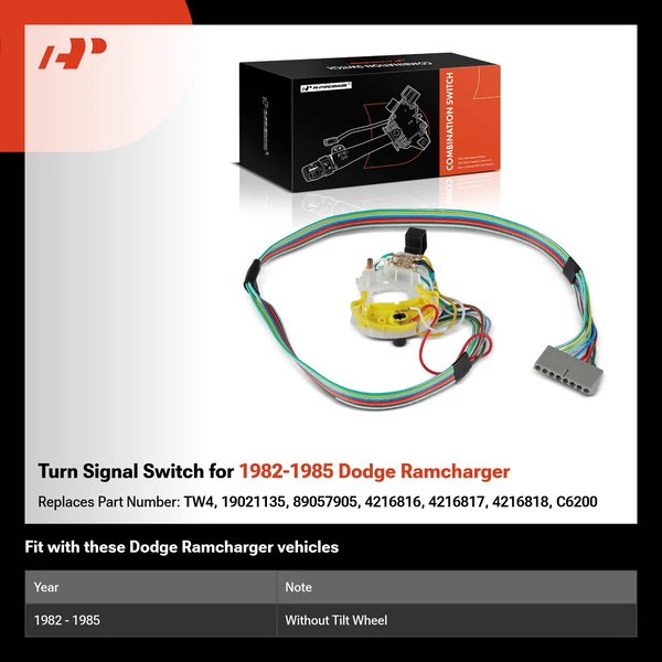 Turn Signal Switch for 1982-1985 Dodge Ramcharger