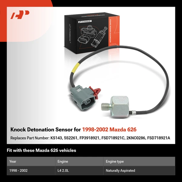 Knock Detonation Sensor for 1998-2002 Mazda 626