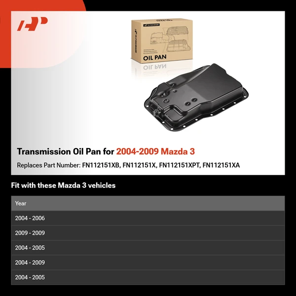 Transmission Oil Pan for 2004-2009 Mazda 3