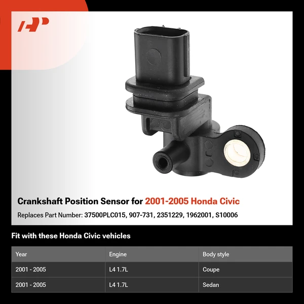 Crankshaft Position Sensor for 2001-2005 Honda Civic