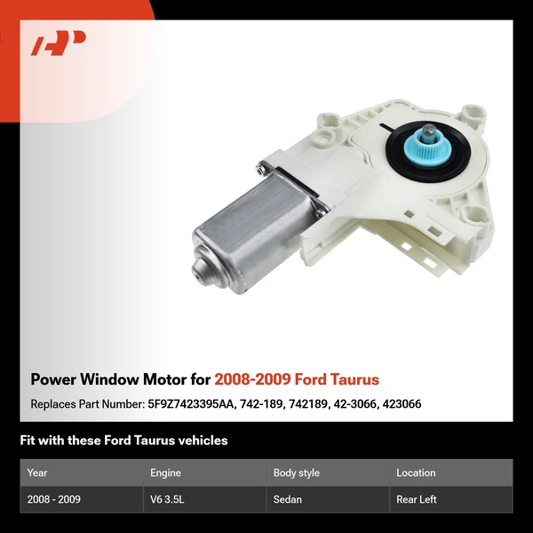 Power Window Motor for 2008-2009 Ford Taurus