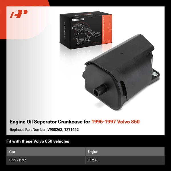 Engine Oil Seperator Crankcase for 1995-1997 Volvo 850