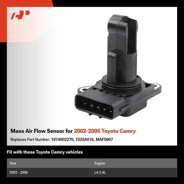 Mass Air Flow Sensor for 2002-2006 Toyota Camry