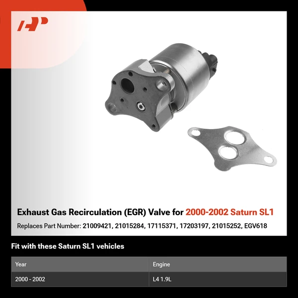 Exhaust Gas Recirculation (EGR) Valve for 2000-2002 Saturn SL1