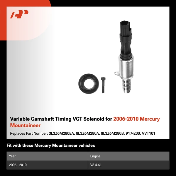 Variable Camshaft Timing VCT Solenoid for 2006-2010 Mercury Mountaineer